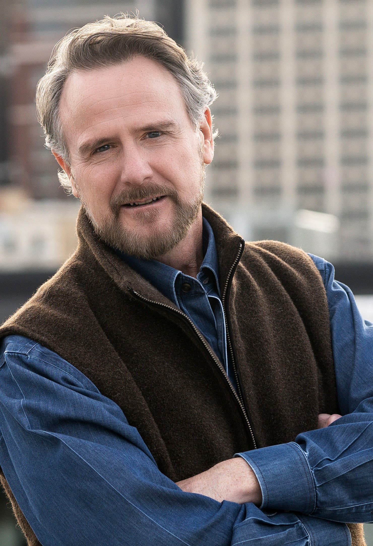 John Gibson Miller in a contemporary city portrait